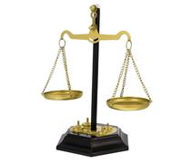 Balacoo Metal Balance Scale Desktop Ornament Modern Simple Iron Storage Tool Multiple Uses Stylish Home Décor for Office and Living Room