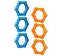 Balacoo Microphone Anti-rolling Protection Rings Six-corner 6pcs Silicone Anti-drop Mic Covers Easy to Use and Clean for Wireless Ktv Microphones