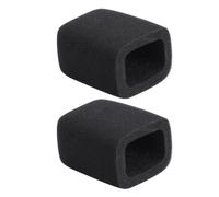 Balacoo Microphone Foam Covers 2Pcs Thickened Square Dustproof Windshield with 440 Cotton Mesh for Studio and Ktv Recording