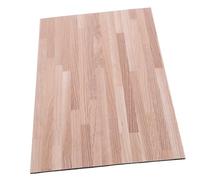 Balacoo Mini Doll House Flooring PVC Simulated Wood Grain Floorboard DIY Decorative Accessories for Scale Dollhouse Room Model Realistic Non Deformable Tile