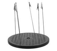 Balacoo Model Painting Stand and Easy to Use 360 Degree Rotating Base with Stable Performance Plastic and Metal Construction Includes Colour Clips Holder for DIY Activity for Airbrush