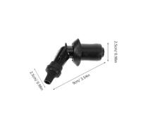 Balacoo Motorbike Spark Plug Caps 2Pcs Black Plastic for Motorcycles and Dirt Bikes, Nozzle Cap Replacement Part, Suitable for Scooter High Voltage Systems