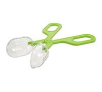 Balacoo Multi-functional Plastic Reptile Feeding and Cleaning Clamp Tongs Tool for Poop Scooping and Insect Handling with Reliable Light Green Design for Feeding and Tank Maintenance