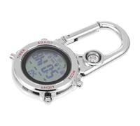 Balacoo Multifunctional Hikers Watch Clip-on Pocket Watch with Glow the Dark Feature and Easy to Read Dial, Red Zinc Alloy and Stainless Steel for Students, for Birthday and Occasion