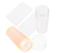 Balacoo Nail Stamping Kit , and with 2 Sets Silicone Stamper Abs Scraper Easy to Paste and Transfer Patterns for Nail Art French Manicure and Gel Polish Designs