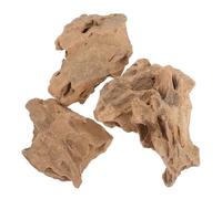 Balacoo Natural Stone Pebbles for Aquarium Landscaping, Compact Design Fit Fish Tank Rocks Suitable for Mini Tanks and Driftwood Decoration, Brown Aquascaping Stones