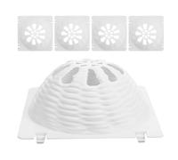 Balacoo Nest, 5pcs White Covers Plastic Breeding Pet for Bird Wear-resistant and Safe Nesting Bowl Lids Birds Suitable for Home and Pet Shop Use