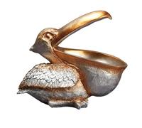 Balacoo Ornament Design Desktop Resin or Toucan Organizer Sundries in Shape Stylish Retro American with Simple Lines Decorative Storage Container for Home and Office Use
