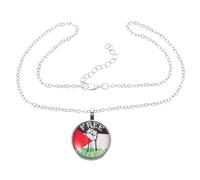 Balacoo Palestine Pendant Necklace for Men and Women Pendant with Stylish Luster Unique Design Fashion Jewelry Teens and Adults