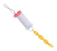 Balacoo Parrot and Bird Chewing with Plastic and Paper Materials Hanging for Cage Use Suitable for Pet Play and Foraging in Garden Supplies Random Color