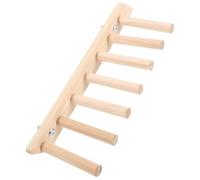 Balacoo Parrot Perch Stand Natural Wood Wooden and Little Birds for Multi-layer Cage Providing Comfortable Place to Play and Climb Pet Birds