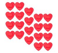 Balacoo Patches PE Material, Convenient to Carry 20pcs Heart-Shaped for Wound Protection, Breathable Portable Wound Care Bandages Suitable for Adults the Elderly
