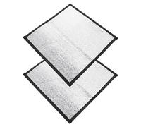 Balacoo Pet Heating Pad 2Pcs 30X30Cm Reflective Heat Mat with Insulation Film, Suitable for Exotic Pets Like Snakes and Turtles in Terrarium