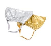 Balacoo Pet Shower Caps Portable Shower Hats 2pcs with Adjustable Elastic Strap, Polyester Material, Ear Covers for Bathing Dogs and Kittens Suitable for Puppy Bath Time