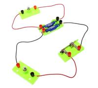 Balacoo Physics Circuit Experiment Kit for Safe Electricity Learning Set with Components Series Parallel Circuits Teaching Tool for Junior Senior High Students
