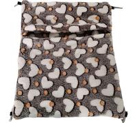 Balacoo Plush Pet Bed for Small Pets Cage Hanging Hammock Suitable for Parrots and Ferrets Coffee Colour Comfortable Guinea Pig and Hamster Supplies