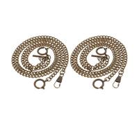 Balacoo Pocket Watch Chain Versatile Use and Weddings 2pcs Vintage with Secure O Link Metal Design, Wallet Chain Metal for Secure Hold Accessory Gentleman's Daily Wear