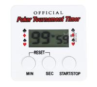 Balacoo Poker Countdown Timer for Party and Household Use with Compact Design, Lightweight Plastic Construction, Digital Display, and 99 Minutes 59 Seconds Capacity for Game Table