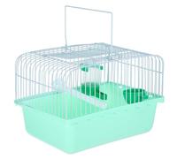 Balacoo Portable Bird Cage with Spacious Interior and Easy Transportation Featuring Perch Food Box and Water Dispenser for Outdoor and Travel Use Random Random Color