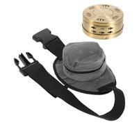 Balacoo Portable Cloth Moxibustion with Box Straps Copper Adjustable Velvet Cover Easy to Smokeless Moxa Therapy Bag and Waist and Legs, Use for Home and-the-go