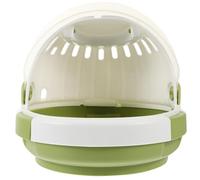 Balacoo Portable Hamster Travel Cage with Handle and Plastic Design, Breathable Small Pet Carrier for Guinea Pigs and Hedgehogs during Sightseeing and Outdoor Travel