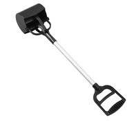 Balacoo Portable Lightweight Poo Scooper for Dogs with Long Handle Plastic Dog Litter Picker and Outdoor Pet Poop Picker Pet Waste Cleaning Supplies for Outdoor Waste Cleaner Random Color