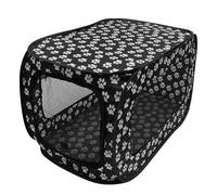 Balacoo Portable Pet Playing Tent Black Cloth Dog Cage with Strong Wear-resistant Material and Scratch-resistant Feature, Indoor and Outdoor Pet Fence for Small to Medium Dogs