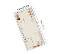 Balacoo Post Memo Sticker Pad for Hand Account Decor Portable and Record Information 600pcs Paper Notes Pad with Delicate Printing Design Easy to Use for Students