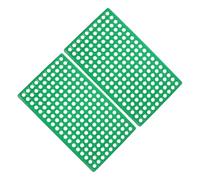 Balacoo Rabbit Cage Floor Mats Soft Pad with Ventilation and Waste Leakage Design Plastic Material round Hole 2pcs for Breeding Rabbits and Pet Cats Indoor Use
