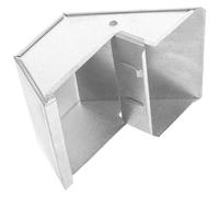 Balacoo Rabbit Hay Feeder Metal Food Box with Litter Tray, Small Animal Feeding Trough for Rabbit Cage, Sturdy Iron Feeder Suitable for Bunny and Guinea Pig Farming