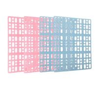 Balacoo Rabbit Pet Foot Pads Nesting Mats Supple and Sturdy Plastic Square Floor Mats for Bunny Cage Suitable for Kitchen Floor and Bathroom
