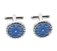 Balacoo Racing Car Speedometer with Classic French Design Cufflinks Made of Scratch-resistant Zinc Alloy Comfortable Fit for Men for Business Meetings and Wedding Parties
