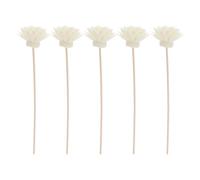 Balacoo Rattan Reed Diffuser Sticks Natural Fragrance White Chrysanthemum 5pcs Refresh Air Feature for Oil Diffuser for Living Room and Bathroom Decor