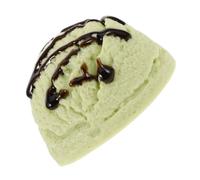 Balacoo Realistic Fake Ice Cream Ball Model PVC Simulation Decorative Dessert Prop for Display Reusable Imitation Food Ornament for Shop Window Party and Home Decoration