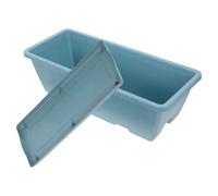 Balacoo Rectangular Vegetable Planter Box with Tray 2 Sets
