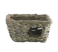 Balacoo Reed Grass Woven Nest Hamster House for Small Animals with Stable and Comfortable Hut Design, Adorable and Unique Bed Suitable for Hamsters and Squirrels Random Color