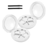 Balacoo Refillable Lipstick Storage Case 5 Grids 2 Sets, with Mirror Brush