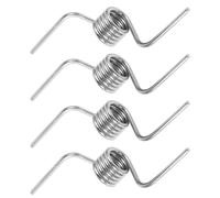 Balacoo Refrigerator Door Spring Replacement Parts 4pcs Non 90 Degree Angle Design and Steel Material with Five Coils Suitable for Fridge Fridge Door Refrigerator Flip Beam
