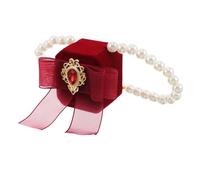 Balacoo Ring Box Pet Necklace for Dog Wedding Jewelry Organizer Box Dog Necklace Collar for Proposal Engagement Fashion Accessories