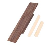 Balacoo Rosewood Ukulele Bridge and Nut Replacement Kit for Acoustic 4-String Tenor and Soprano Ukuleles, for Adult Players and Repair Applications