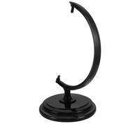 Balacoo Rotating World Globe Base with Stylish Minimalist Design for 25cm Globes , Black Plastic Replacement Stand Enhances Functionality and Usability , for Classroom and Home Decoration