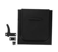 Balacoo Rv Door Lock with Right Hand Handle and Slide Protective Cover Fit for Trailers and Campers Black UV Resistant Panel Ergonomic Design for Easy Installation and Enhanced Security