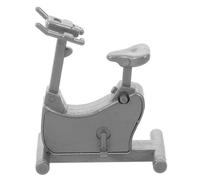 Balacoo Scale Sturdy Plastic Fitness Bike Compact Sports Accessory for Dollhouse Gym Decor and Collectors Display