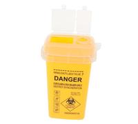 Balacoo Sharps Disposal Container with Lid Capacity Durable Waste Bin for Safe and Small Sharps Storage Leak Waste Box for Home and Travel Use