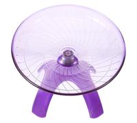 Balacoo Silent Plastic Exercise Wheel for Small Pets Such as Hamsters and Hedgehogs, Quiet Operation Running Toy Suitable for Home or Pet Shop Use, Purple Small Animal Running Wheel