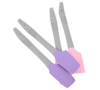Balacoo Silicone Waxing Spatulas with Comfortable to Hold Non Stick Design 4pcs Portable Wax Applicators Effective Hair Removal and Wax Coating Tools for Home Use