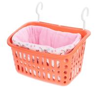 Balacoo Small Pet Hanging Basket with Plush Blanket for Hamster and Chinchilla, Scratch-resistant Plastic Material, Keep Warm Soft Cushion Bed for Small Animals