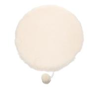 Balacoo Soft Plush Cat Sleeping Bed Donut Cushion for Indoor Cats and Kittens, Warm and Comfortable Pet Pad to Joint and Muscle, for Winter Sleeping, White,