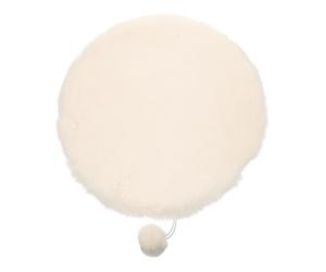 Balacoo Soft Plush Cat Sleeping Bed Donut Cushion for Indoor Cats and Kittens, Warm and Comfortable Pet Pad to Joint and Muscle, for Winter Sleeping, White,
