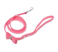 Balacoo Sparkly Dog Leash with Rhinestones: Pink Bow Tie Dog Leash for Small Medium Dogs, Bling Walking Chain for Pet Cats Puppy